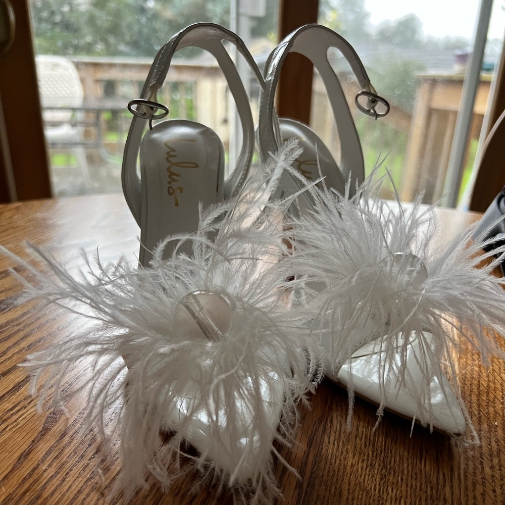 Lulus white heels